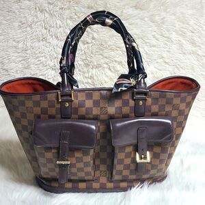 💯 AUTHENTIC Louis Vuitton Manosque Damier GM